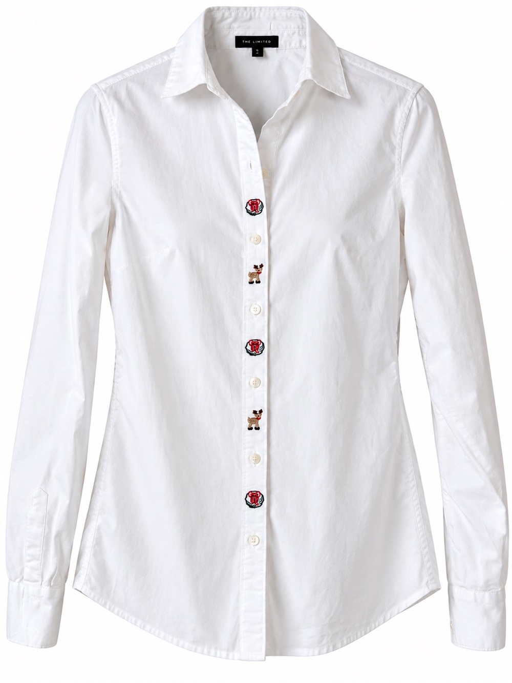 The Limited Christmas Button Down - Size M Tall